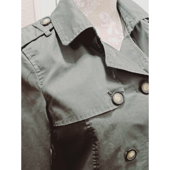 Ci Sono Oliver Green Lightweight  Double-Breasted  Jacket Size Small - Picture 5 of 8